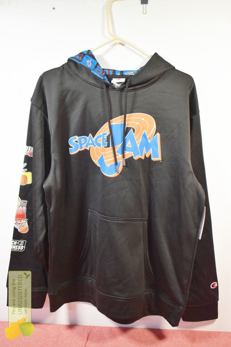 Space Jam X NCAA March Madness Adult Hooded Sweatshirt Large